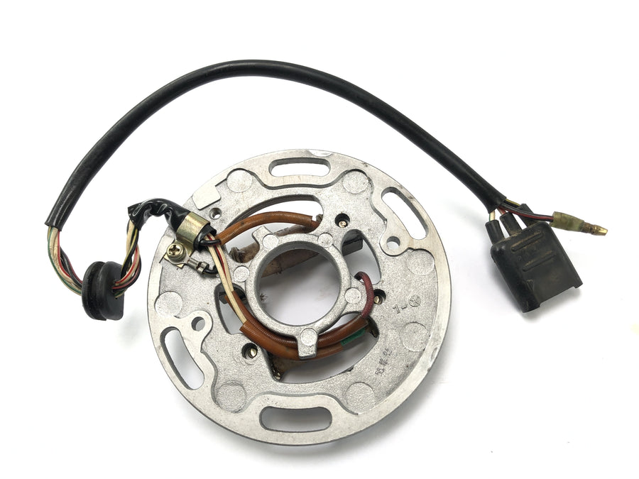 Kawasaki KX 250 [1982] - Placa generadora de placa de iluminación del alternador del estator