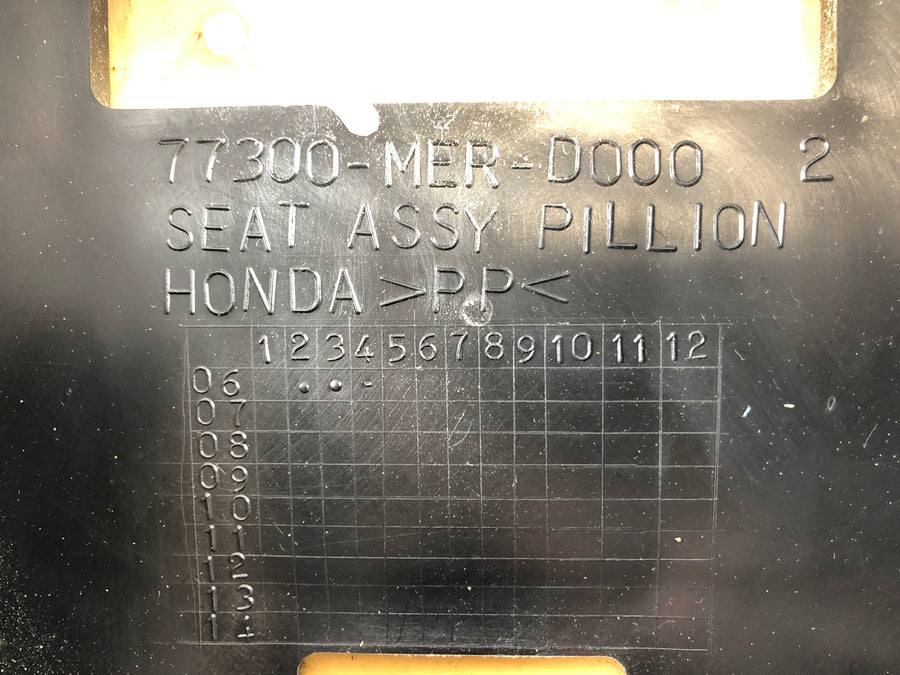 Honda CBF 1000 A SC58 [2006] - Asiento de Socius