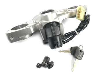 Kawasaki Versys KLE 650 A [2006] - Juego de cerradura con cerradura de encendido del puente de la horquilla superior cerradura de asiento - 0