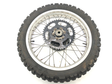 Yamaha XT 350 3YT / 55V [1990] - Rimbre de la rueda trasera con rueda de cadena en la parte posterior - 0
