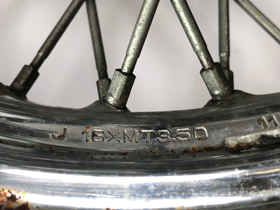 Yamaha XV 1600 Wild Star VP08 [2002] - Llanta trasera rueda de radios 3,50 x 16" con rueda de correa