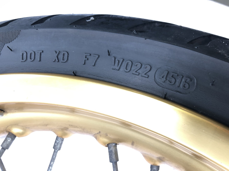 Yamaha WR 125 X DE07 [2010] - llanta delantera rueda radios rueda 3.00 x 17"