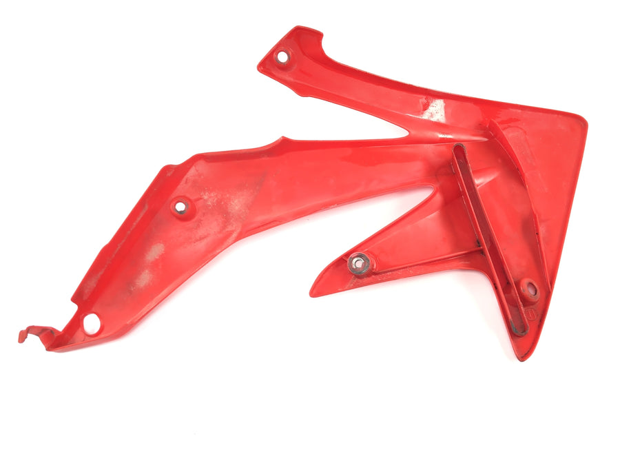 Honda CRF 450 R [2007] - Carenado depósito panel lateral izquierdo plastico rojo