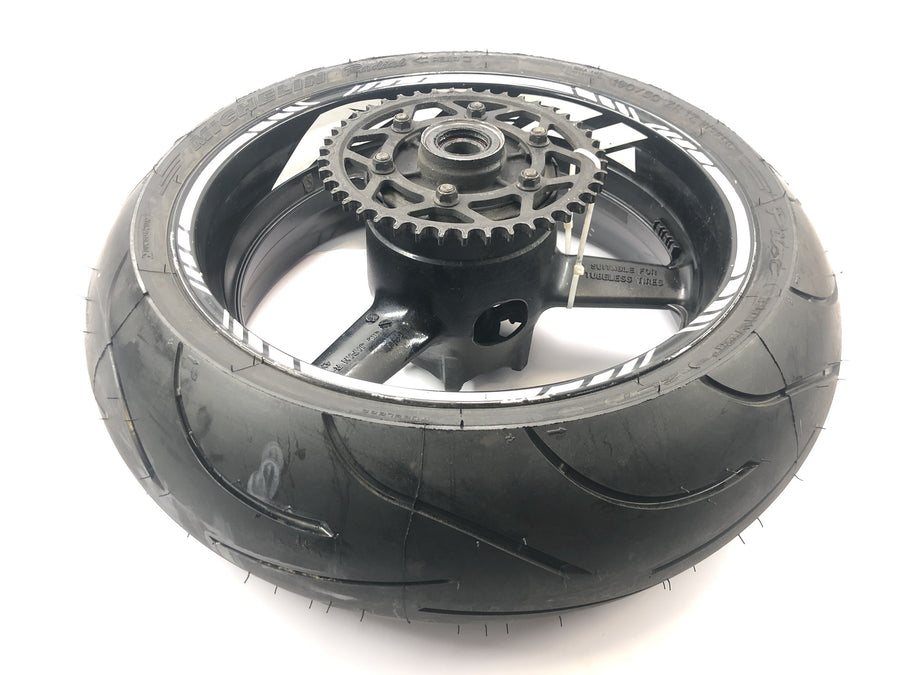 Yamaha YZF R1 RN04 [2001] - llanta trasera llanta completa con rueda de cadena 17 pulgadas 17x6.00"
