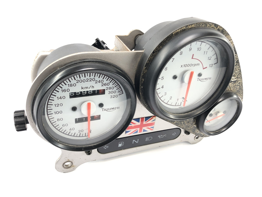 Triumph Daytona 900 T300 [1993] - Pantalla de cabina del panel de instrumentos del velocímetro del velocímetro