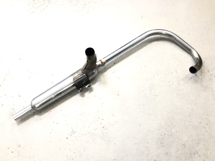 Kawasaki W 650 EJ650A [1999] - Sistema de escape derecho, colector de escape, silenciador