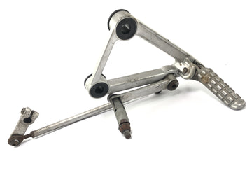 Cagiva Mito 125 Evo 8P [2000] - soporte del reposapiés del reposapiés del conductor a la izquierda con pedal de conmutación - 0