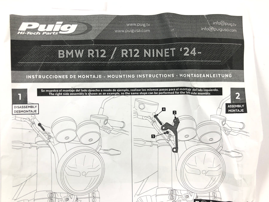 Kawasaki W 230 [2025] - parabrisas negro sin material adicional