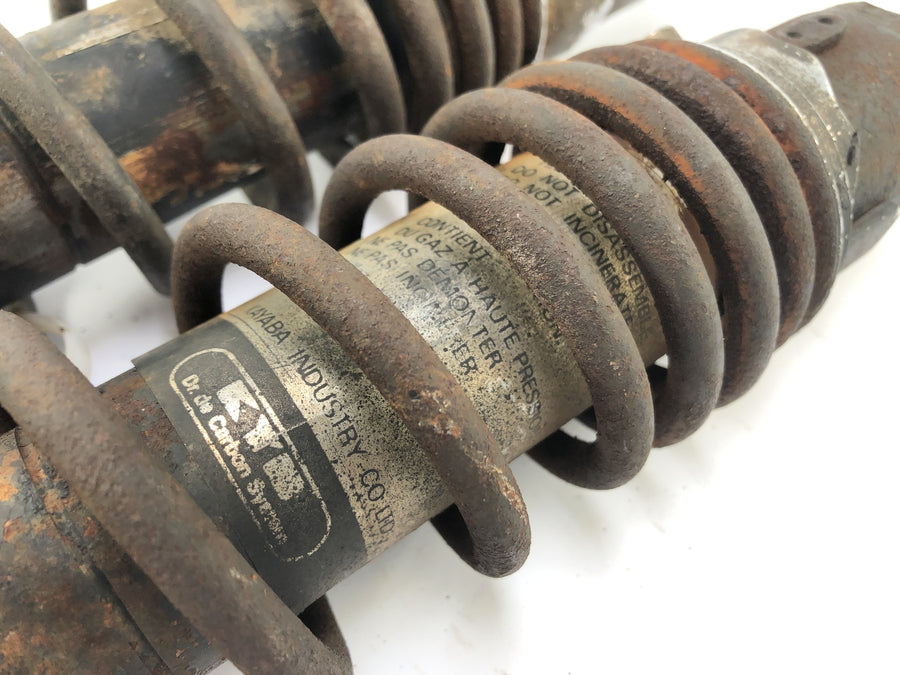 Yamaha XT 500 1U6 [1981] - Spring Peak Shock Absorbers 370 mm ojo a ojo