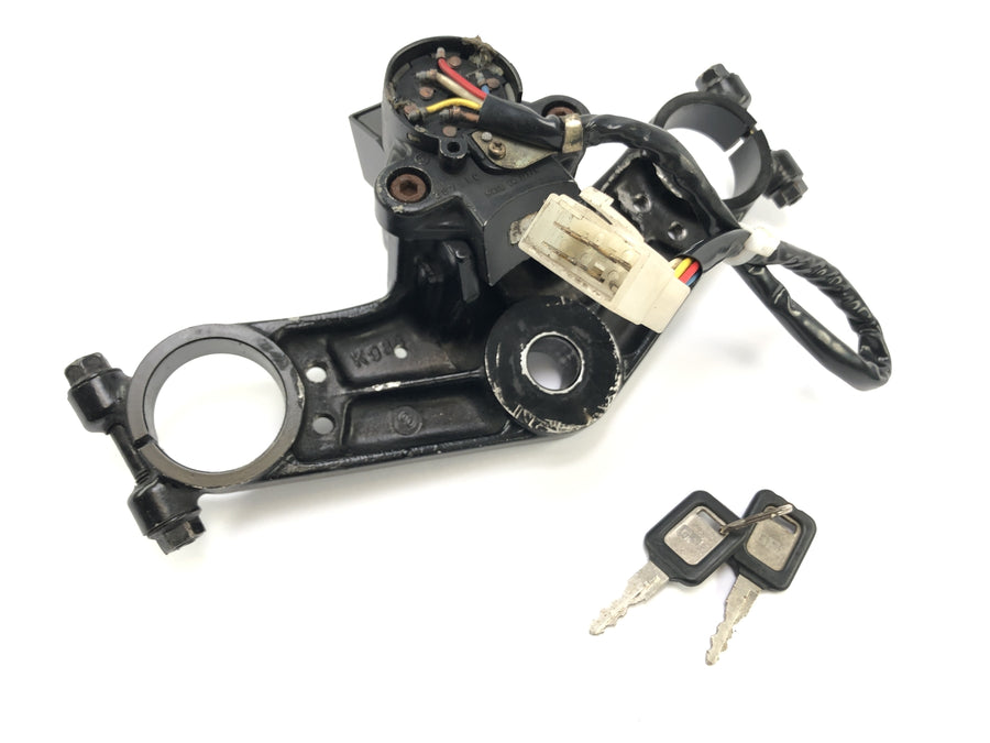 Kawasaki GPZ 1000 RX [1987] - Puente de la bifurcación en el superior 40 mm con bloqueo de encendido