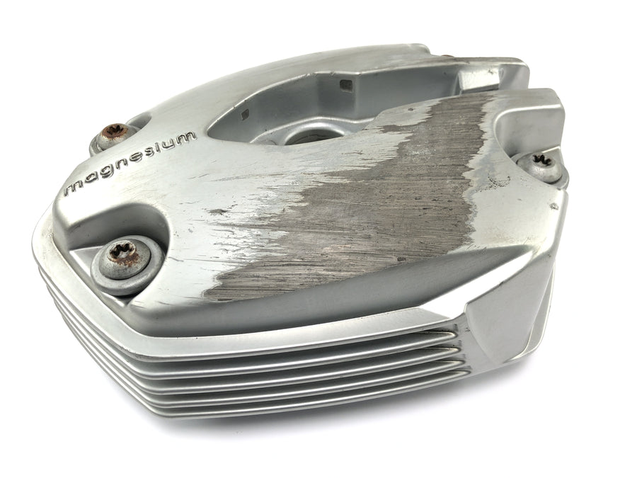 BMW R 1200 R R1ST [2008] - tapa válvula tapa culata izquierda plata magnesio