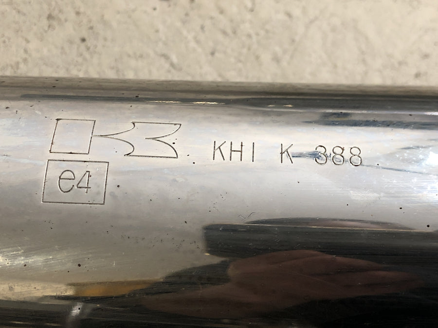 Kawasaki W 650 EJ650A [1999] - Sistema de escape, potenciómetro, sistema de escape múltiple izquierdo y derecho
