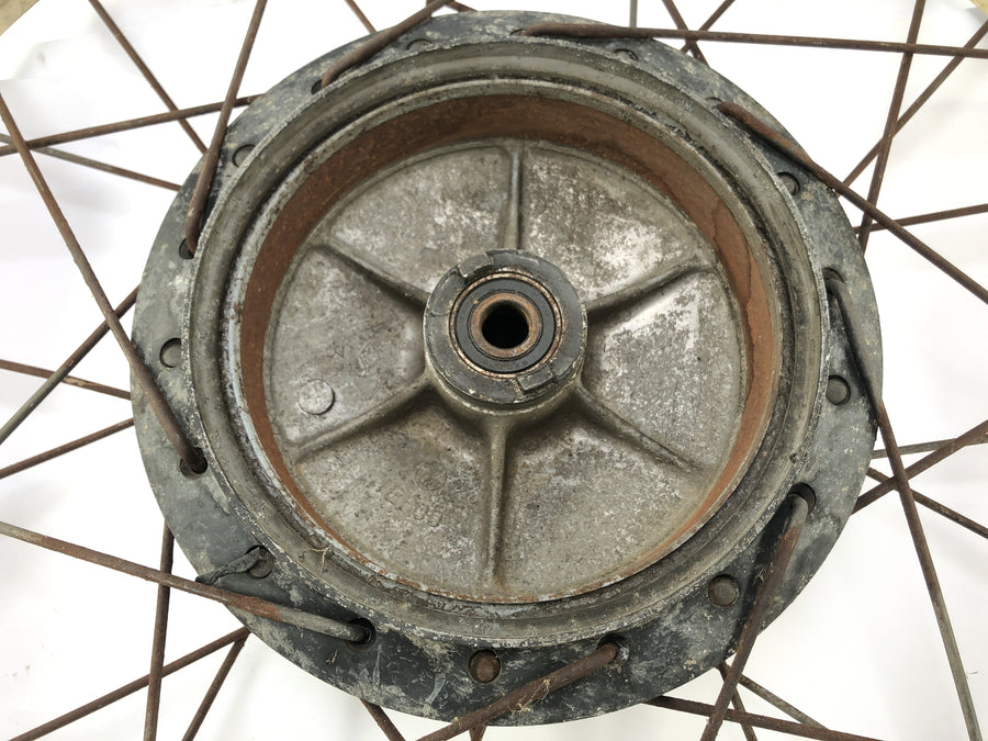 Yamaha XT 500 1U6 [1981] - Gold de rueda de la rueda delantera