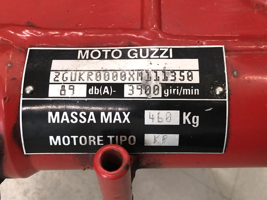 Moto Guzzi V11 Sport [1999] - Chasis con papeles marco principal
