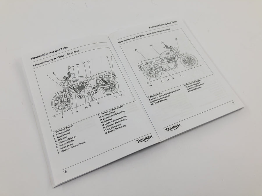 Triumph Bonneville T100 986MF [2012] - Manual del propietario