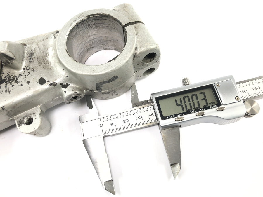 Sachs ZX 125 [1998] - abrazadera de horquilla del puente del cabezal de dirección del puente inferior de la horquilla