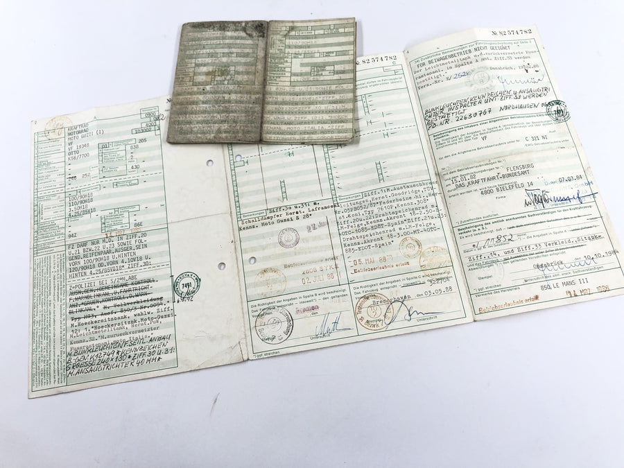 Moto Guzzi 850 Le Mans 3 VF [1986] - Marco con documentos