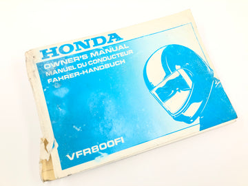 Honda VFR 800 FI RC46 [1999] - Manual del propietario Manual del conductor Manual del propietario