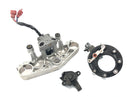 Yamaha XJR 1200 4PU [1996] - puente de horquilla superior con cerradura de encendido, bloqueo de la tapa del depósito-3