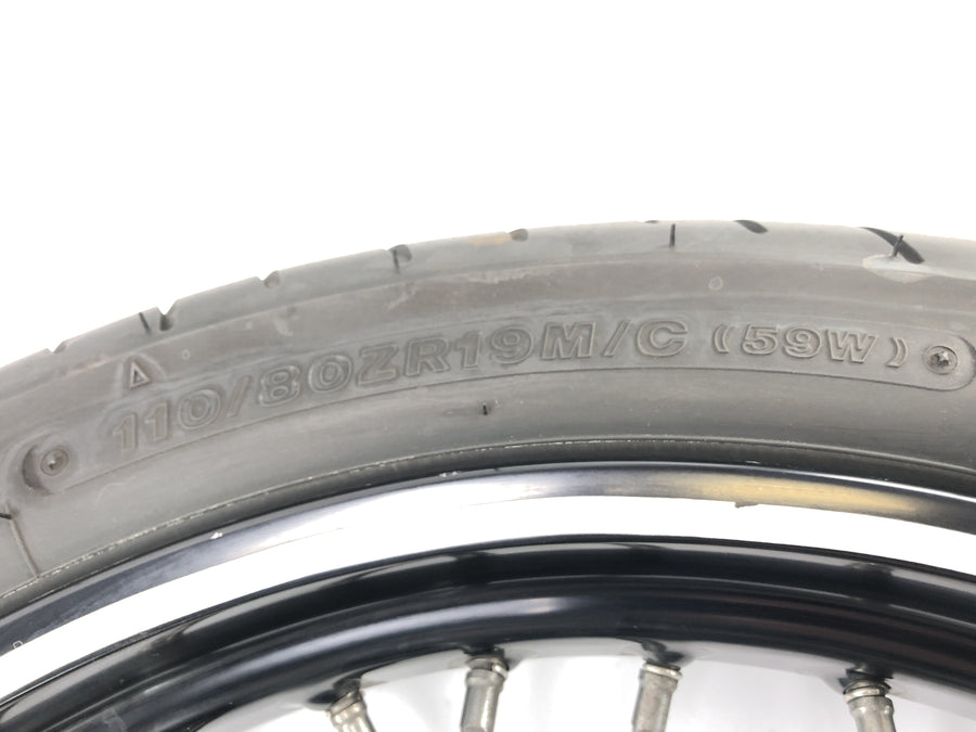 Moto Guzzi Stelvio 1200 4V [2009] - Tire del borde de la rueda delantera habló