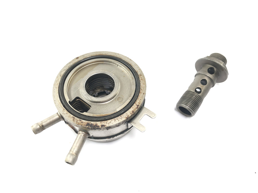 Honda ST 1100 SC26 Pan European [1990] - Adaptador del filtro de aceite de la carcasa del filtro de aceite del enfriador de aceite