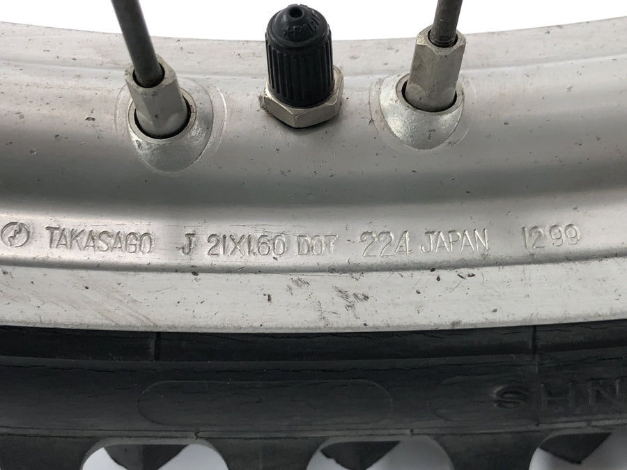 Yamaha YZ 426 F [2000] - Llanta delantera con disco de freno 21 pulgadas