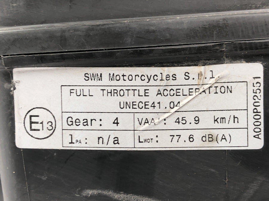 SWM RS 125 R B2 [2020] - Caja de filtro de aire Caja de filtro de aire Caja de admisión completa