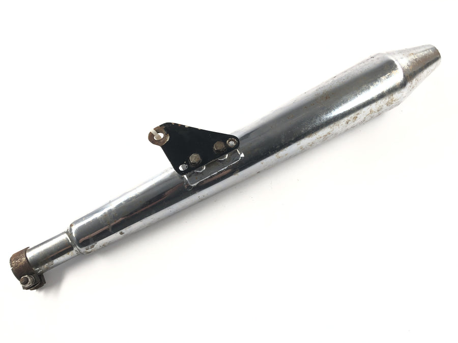 Triumph Bonneville T140V [1976] - Silencer en el escape correcto