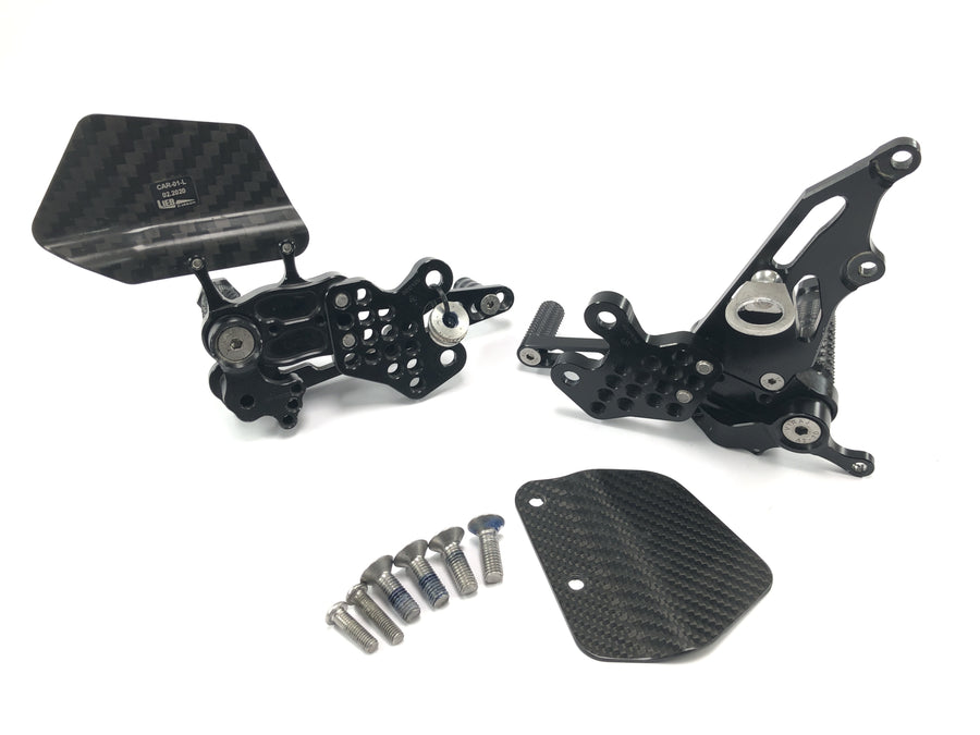 Suzuki GSX R 1000 WVB6 K6 [2006] - Informe del sistema de reposapiés de Gilles Tooling con reposapiés del conductor