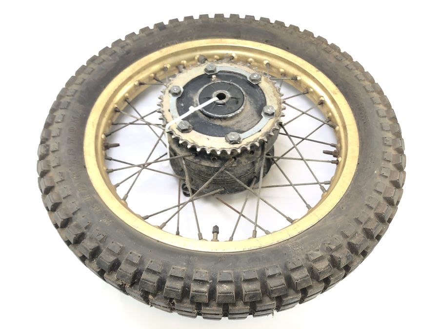 Yamaha XT 500 1U6 [1981] - Rad Set Rueda delantera Rueda trasera de oro