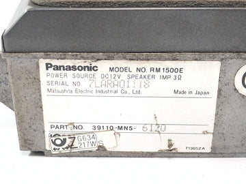 Honda GL 1500 Goldwing SC22 [1987] - Sistema de audio radio cassette - 0