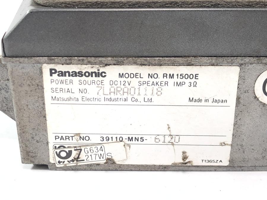 Honda GL 1500 Goldwing SC22 [1987] - Sistema de audio radio cassette