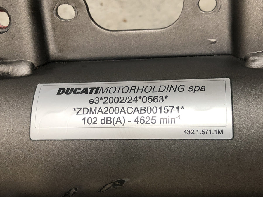 Ducati Multistrada 1200 S Touring [2009] - Bastidor principal con papeles