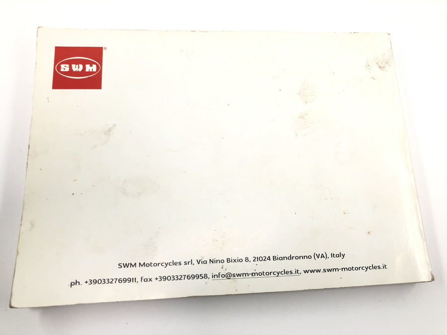 SWM SM 125 R [2018] - Manual de instrucciones multilingüe