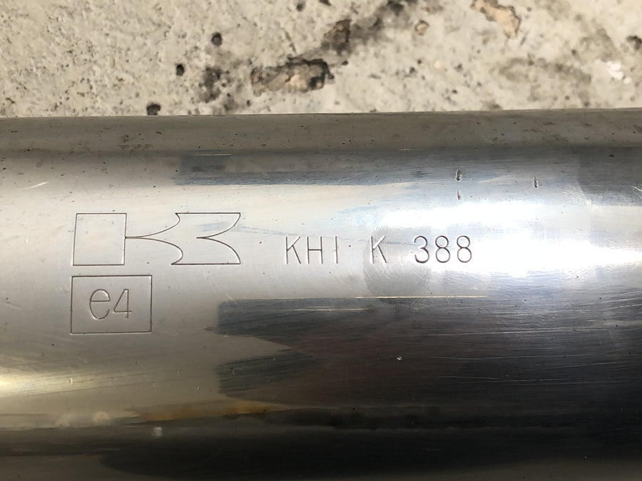 Kawasaki W 650 EJ650A [1999] - Sistema de escape derecho, colector de escape, silenciador