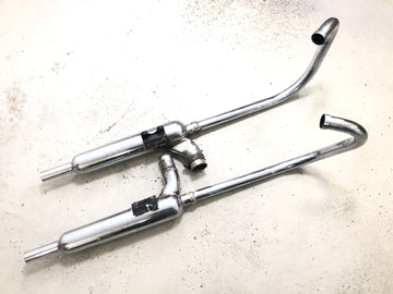 Kawasaki W 650 EJ650A [1999] - Sistema de escape, potenciómetro, sistema de escape múltiple izquierdo y derecho - 0