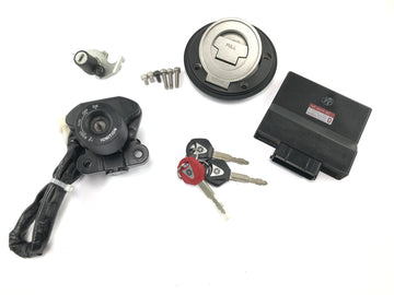 Yamaha MT07 RM04 [2014] - Juego de cerraduras cerradura de encendido cerradura del tanque cerradura del asiento inmovilizador ECU