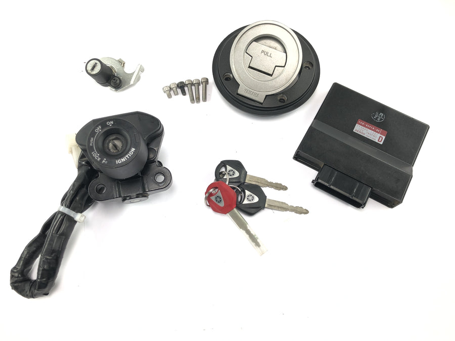 Yamaha MT07 RM04 [2014] - Juego de cerraduras cerradura de encendido cerradura del tanque cerradura del asiento inmovilizador ECU