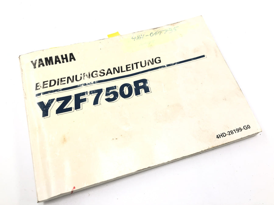 Yamaha YZF 750 R 4HN [1995] - Manual de instrucciones instrucciones de funcionamiento