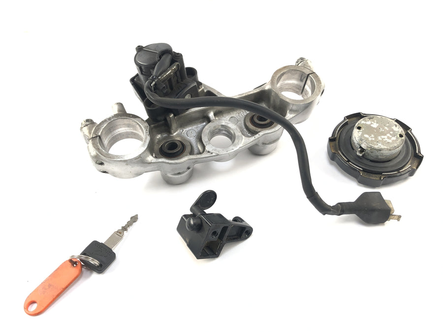 Honda NX 650 RD02 [1989] - Locksmith de bloqueo de bloqueo de bloqueo Bloqueo Helmschloss Gabelbrücke arriba