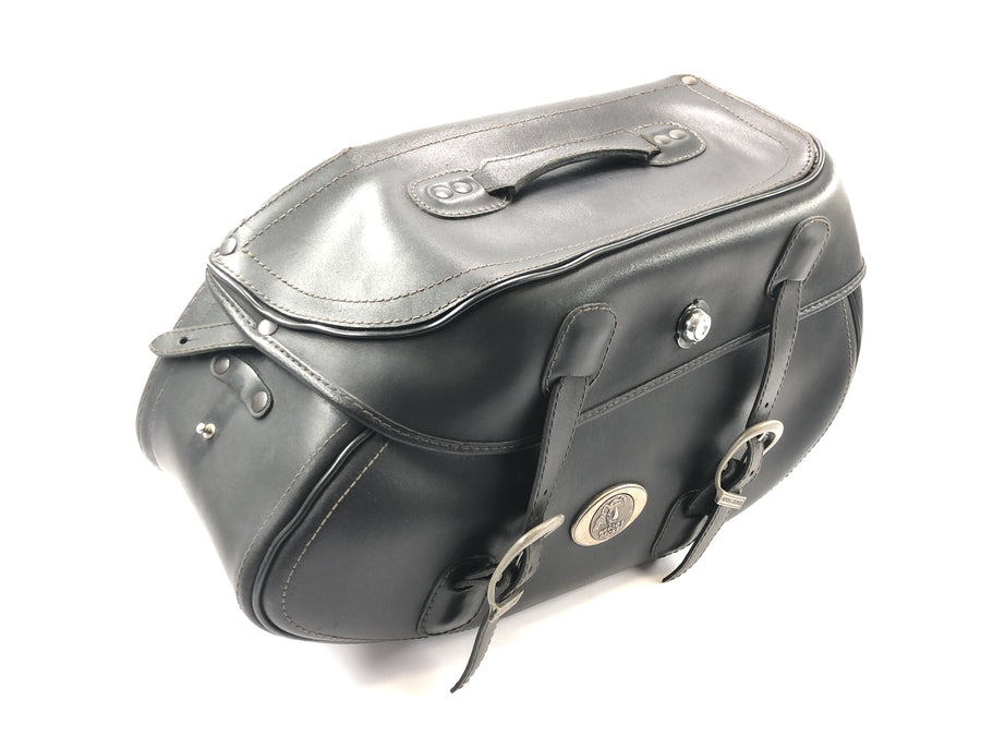 Honda VTX 1800 SC46 [2004] - Par de maletas laterales alforja funda de piel con llave