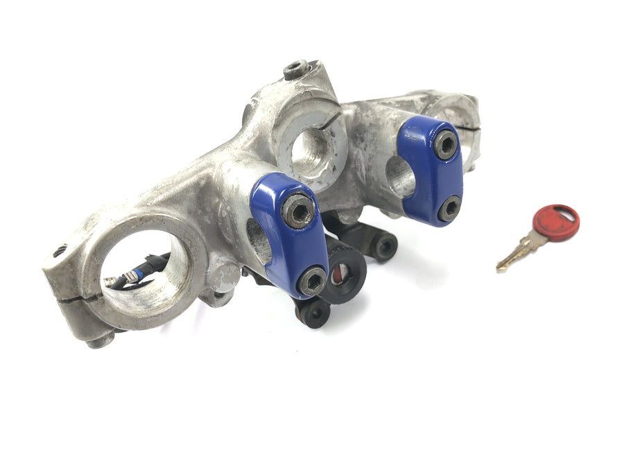 Sachs ZX 125 [1998] - Abrazadera superior para horquilla, soporte para manillar con cerradura de encendido
