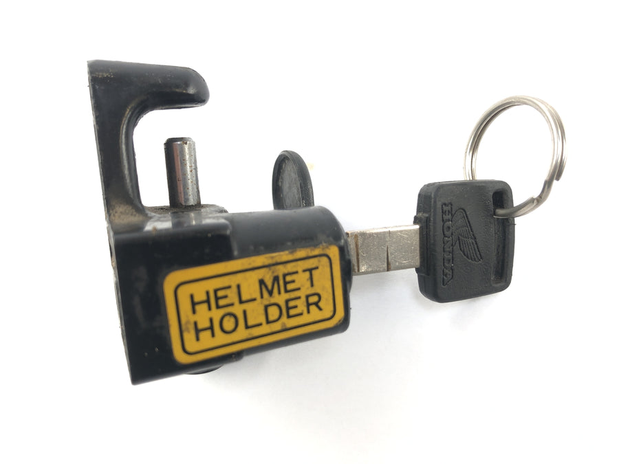 Honda NX 650 RD02 [1989] - Locksmith de bloqueo de bloqueo de bloqueo Bloqueo Helmschloss Gabelbrücke arriba