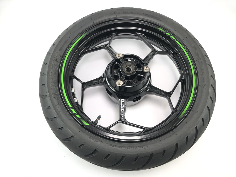 Kawasaki Ninja 125 BX125B [2024] - Libros de aluminio de llanta de neumáticos de rueda trasera detrás