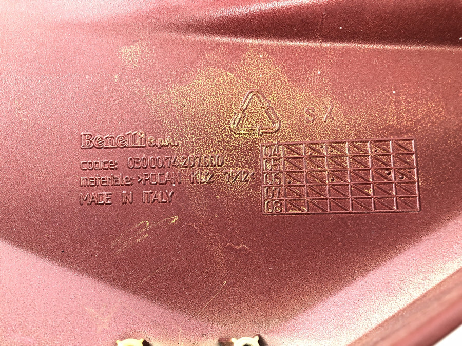 Benelli TNT 1130 [2009] - Carenado trasero, carenado delantero, parte del carenado izquierda