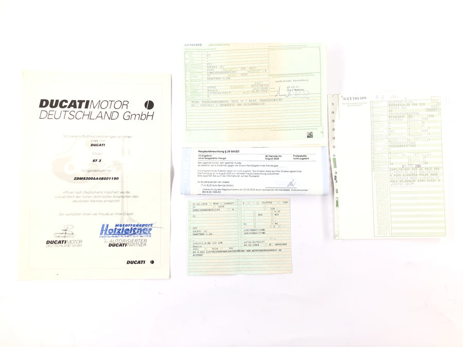 Ducati ST3 S3 [2004] - Bastidor principal con papeles