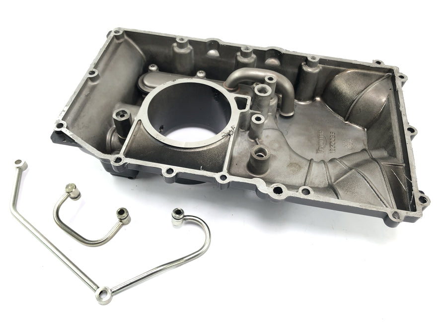Triumph Daytona 900 T300 [1993] - Tapa del motor del motor de la cubierta del motor de la bañera de aceite debajo