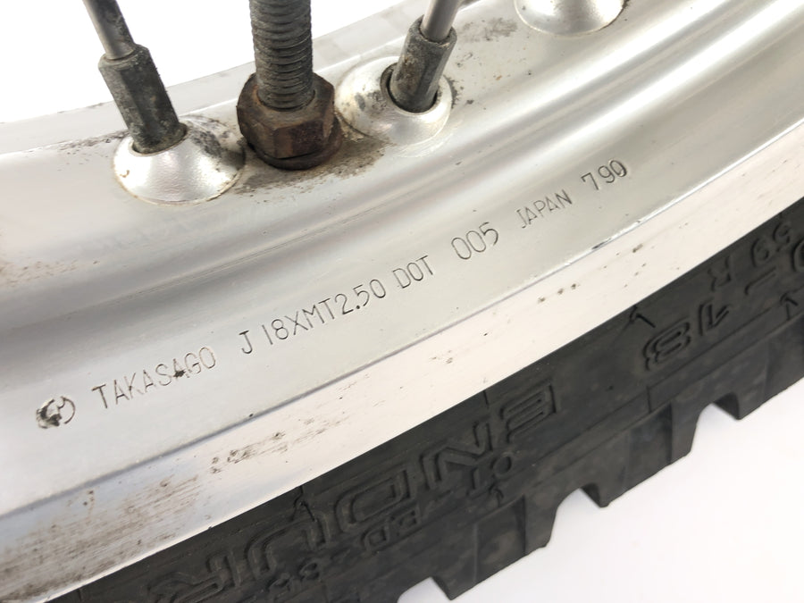Husqvarna TE 610 8ae [1994] - Rimbre de la rueda trasera con disco de freno y rueda de cadena