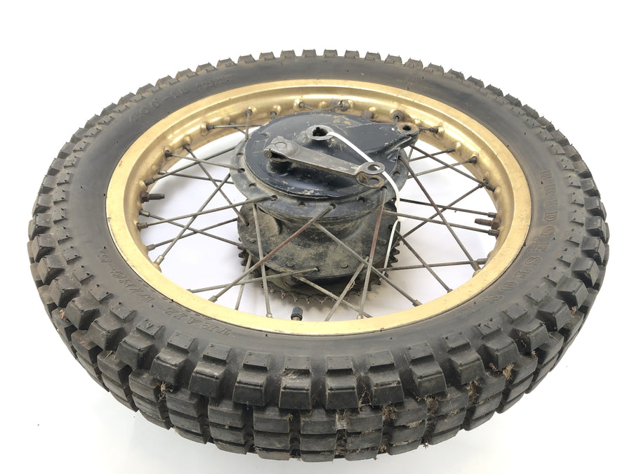 Yamaha XT 500 1U6 [1981] - Rad Set Rueda delantera Rueda trasera de oro