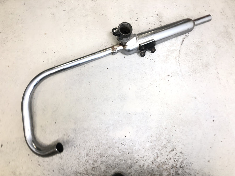 Kawasaki W 650 EJ650A [1999] - Sistema de escape izquierdo, colector de escape, silenciador